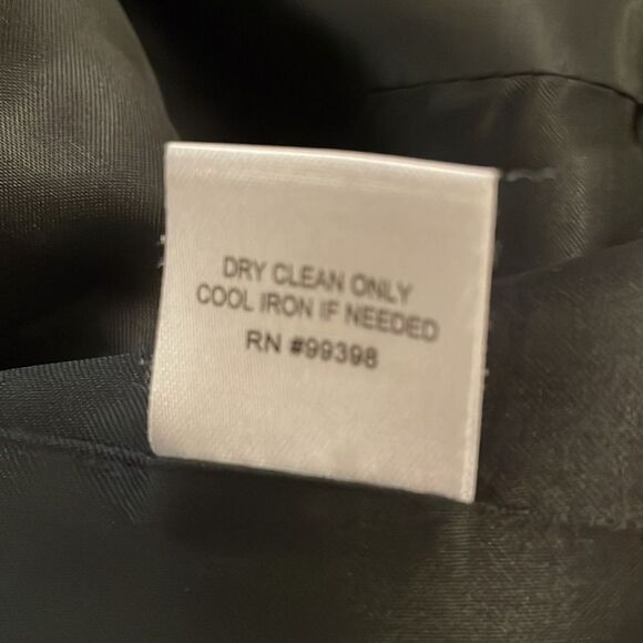 Randy Kemper Black Jacket Womens 10 Full Zip High Neck Lined - Picture 10 of 11